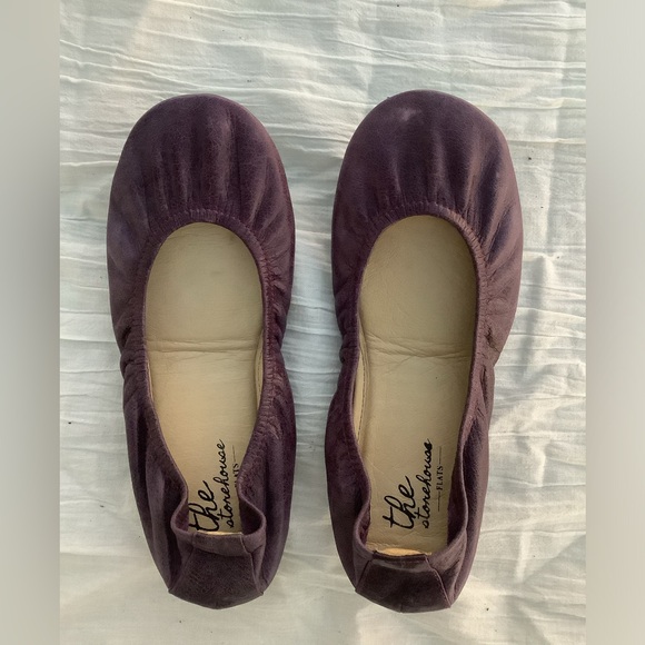 The Storehouse Flats Size 8 Vintage Purple Oil Tanned Leather EUC - Picture 5 of 5